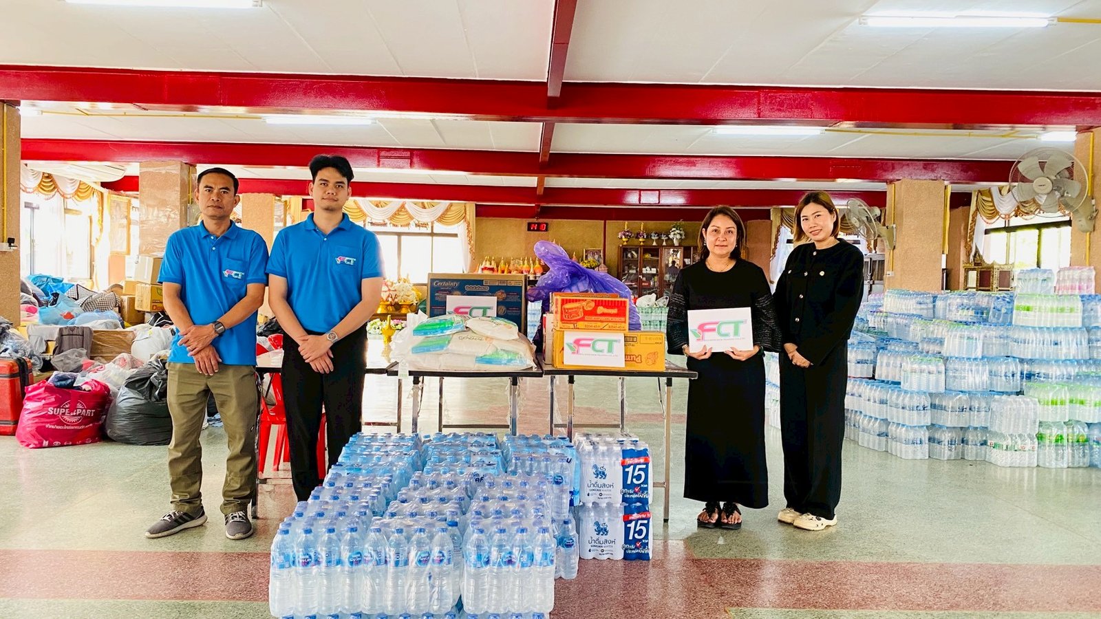 Fct Donate Items To Help Disaster Victims